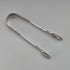 1885 British Antique Sterling Silver Sugar Tongs 28g Wakely and Wheeler
